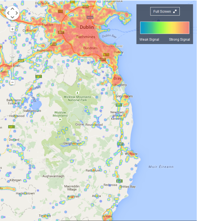phone signal map